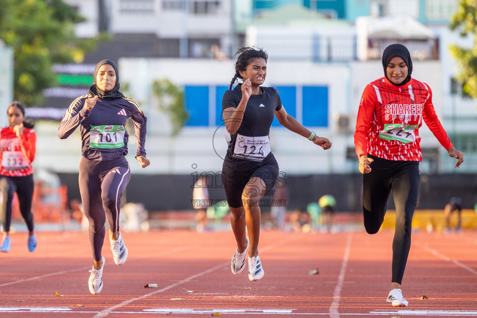 Day 1 of 33rd National Athletics Championship was held in Ekuveni Track at Male', Maldives on Thursday, 5th September 2024. Photos: Shuu Abdul Sattar / images.mv