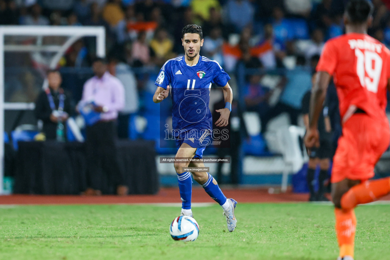 Kuwait vs India in the Final of SAFF Championship 2023 held in Sree Kanteerava Stadium, Bengaluru, India, on Tuesday, 4th July 2023. Photos: Nausham Waheed / images.mv