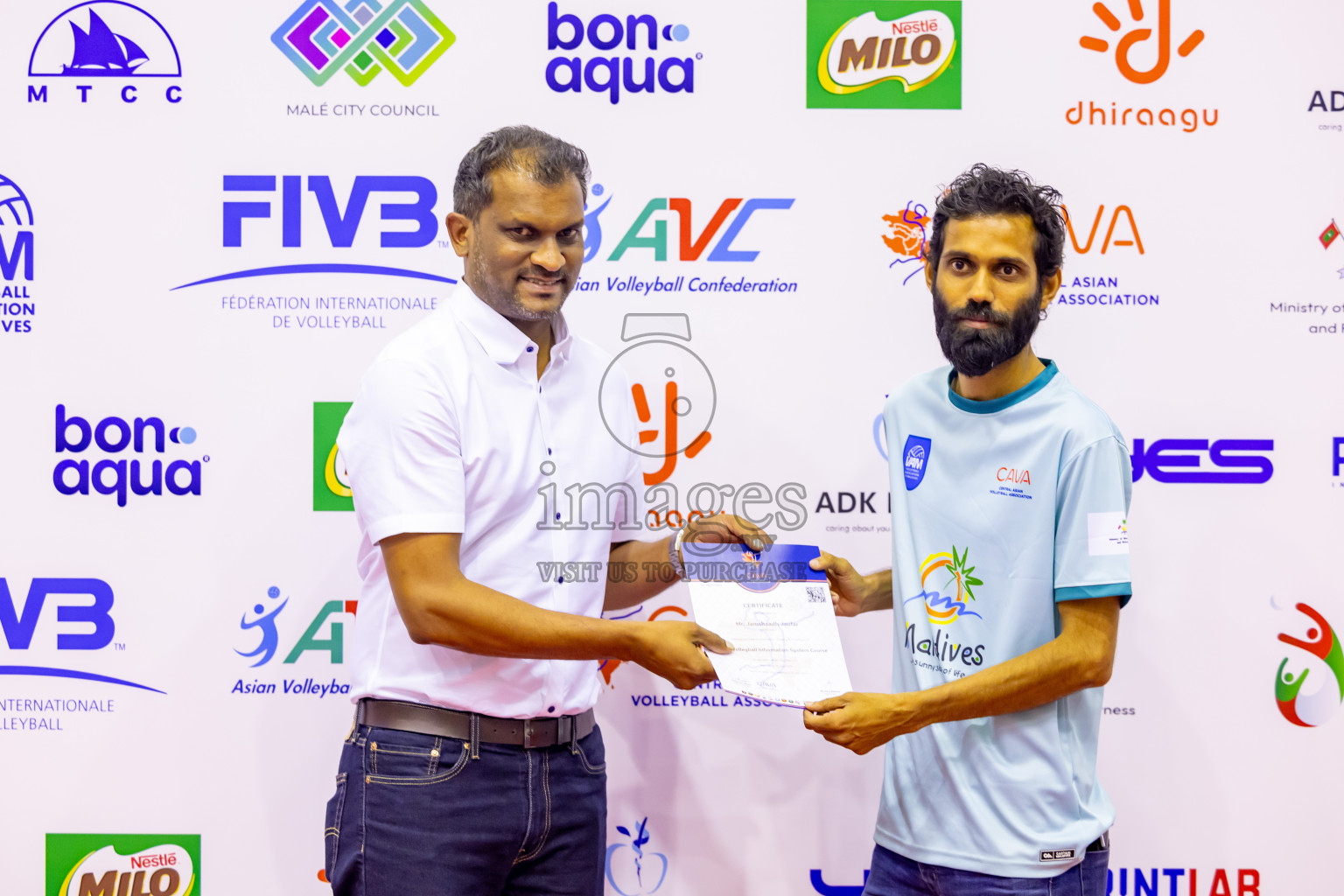 Sri Lanka vs Maldives in Semi Final of CAVA U20 Woman's Volleyball Championship 2024 was held in Social Center, Male', Maldives on 22nd July 2024. Photos: Nausham Waheed / images.mv