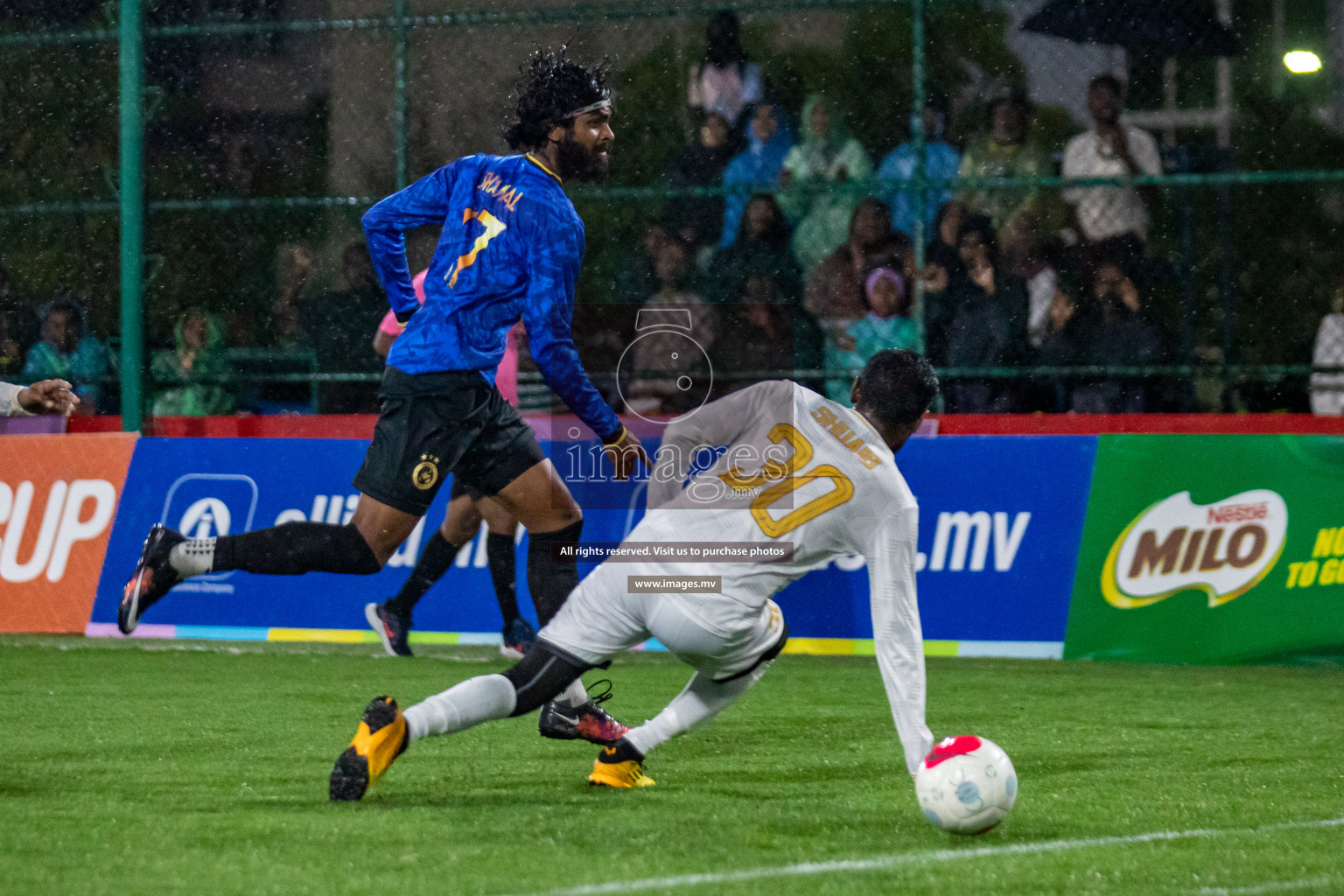 MPL vs Customs RC in Club Maldives Cup 2022 was held in Hulhumale', Maldives on Monday, 10th October 2022. Photos: Hassan Simah/ images.mv