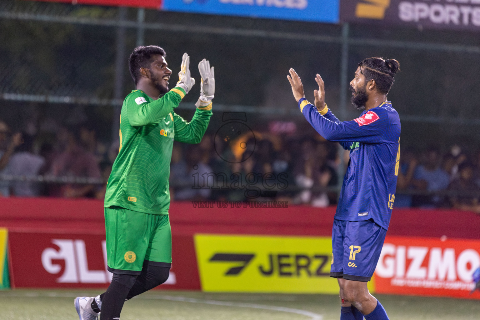 HA Baarah vs HA Maarandhoo in Day 5 of Golden Futsal Challenge 2025 on Thursday, 9th January 2025, in Hulhumale', Maldives 
Photos: Hassan Simah / images.mv