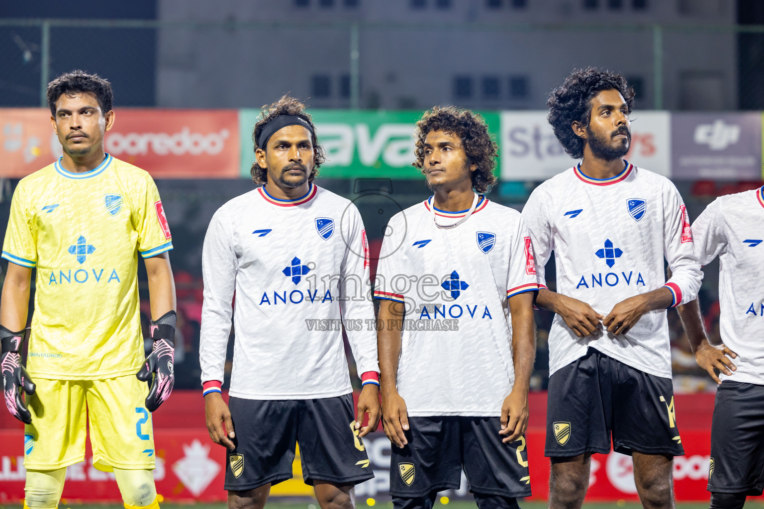 DH Maaenboodhoo vs DH Kudahuvadhoo in Dhaalu Atoll Finals in Day 25 of Golden Futsal Challenge 2025 was held on Wednesday , 28th January 2025, in Hulhumale', Maldives. Photos: Nausham Waheed / images.mv