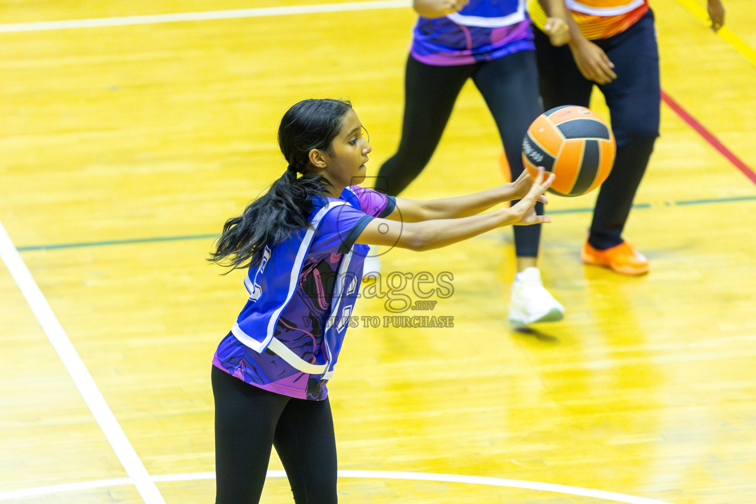 Day 4 of 21st National Netball Tournament was held in Social Canter at Male', Maldives on Saturday, 11th May 2024. Photos: Mohamed Mahfooz Moosa / images.mv