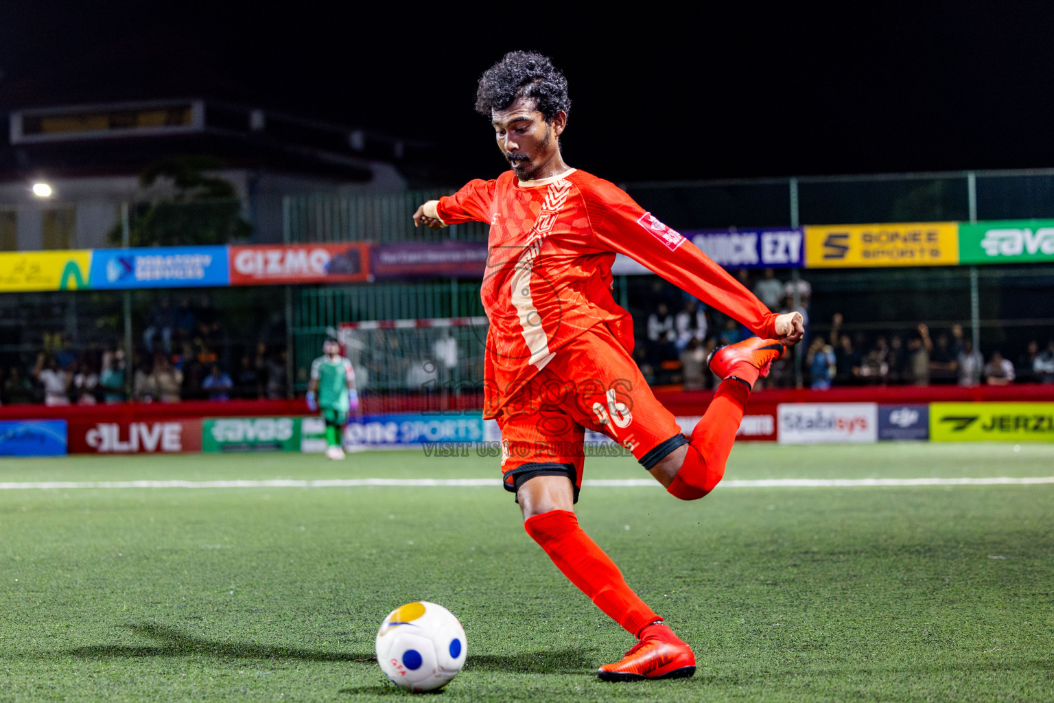 M Kolhufushi VS M Muli in Day 7 of Golden Futsal Challenge 2025 was held on Saturday, 11th January 2025, in Hulhumale', Maldives Photos: Nausham Waheed / images.mv