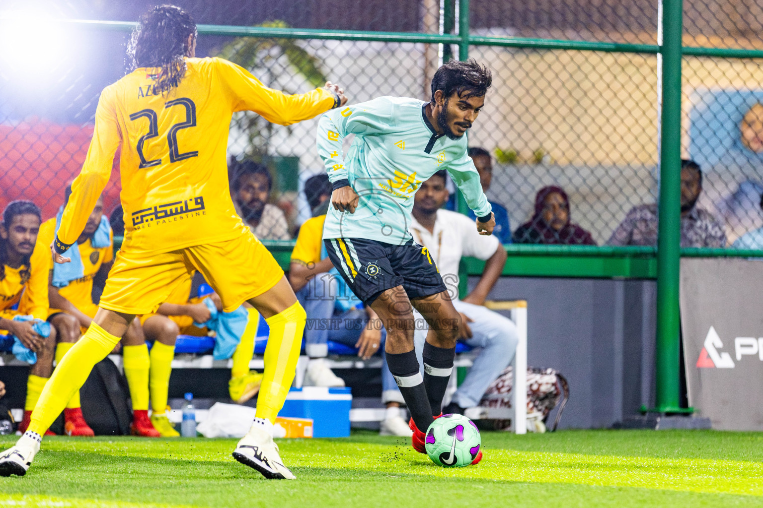 Fasthari SCvs ROCK Z in Day 4 of BG Futsal Challenge 2024 was held on Friday, 15th March 2024, in Male', Maldives Photos: Nausham Waheed / images.mv