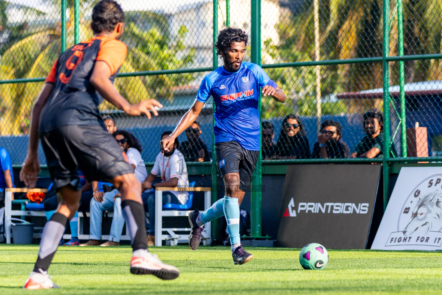 FC Calms vs FC Calms Blue in Day 7 of BG Futsal Challenge 2024 was held on Monday, 18th March 2024, in Male', Maldives Photos: Nausham Waheed / images.mv