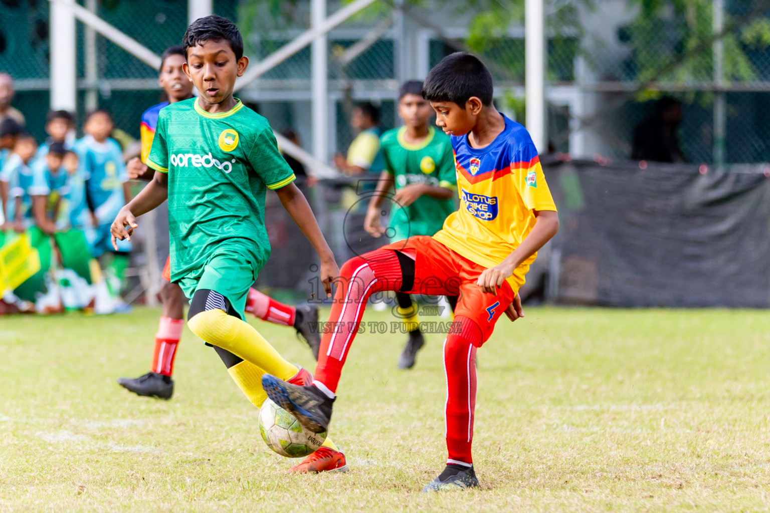 Day 1 of MILO Academy Championship 2024 - U12 was held at Henveiru Grounds in Male', Maldives on Sunday, 7th July 2024. Photos: Nausham Waheed / images.mv