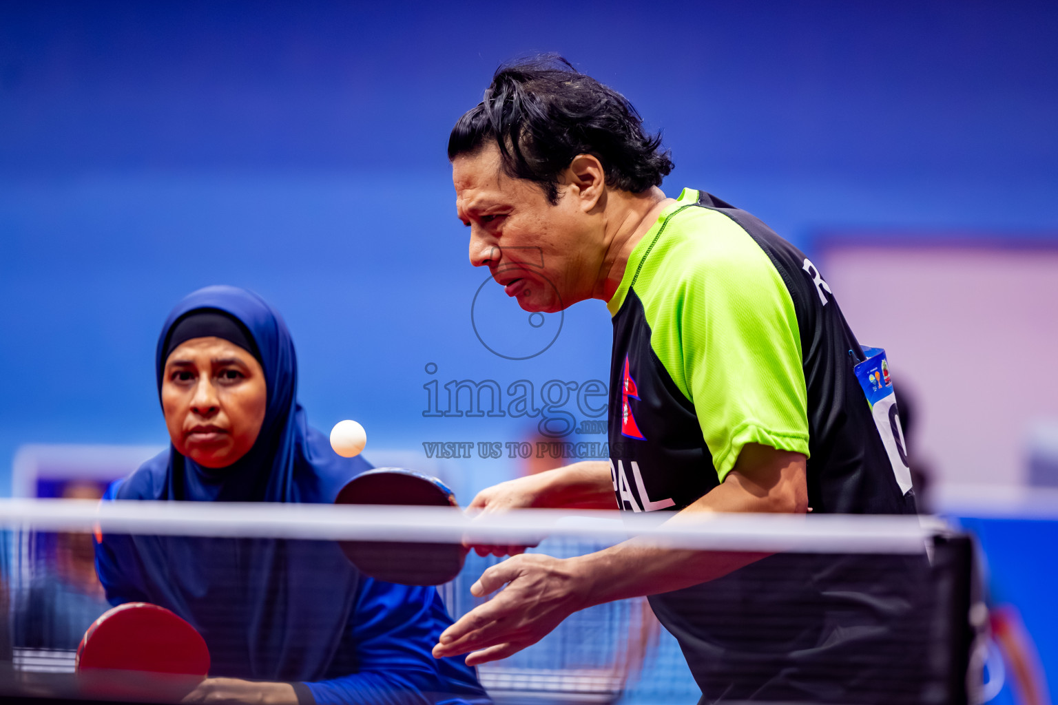 Day 2 of 1st Thoddoo Masters Table Tennis Tournament was held on Friday, 22nd August 2025 in AA Thoddoo, Maldives. Photos: Nausham Waheed / images.mv