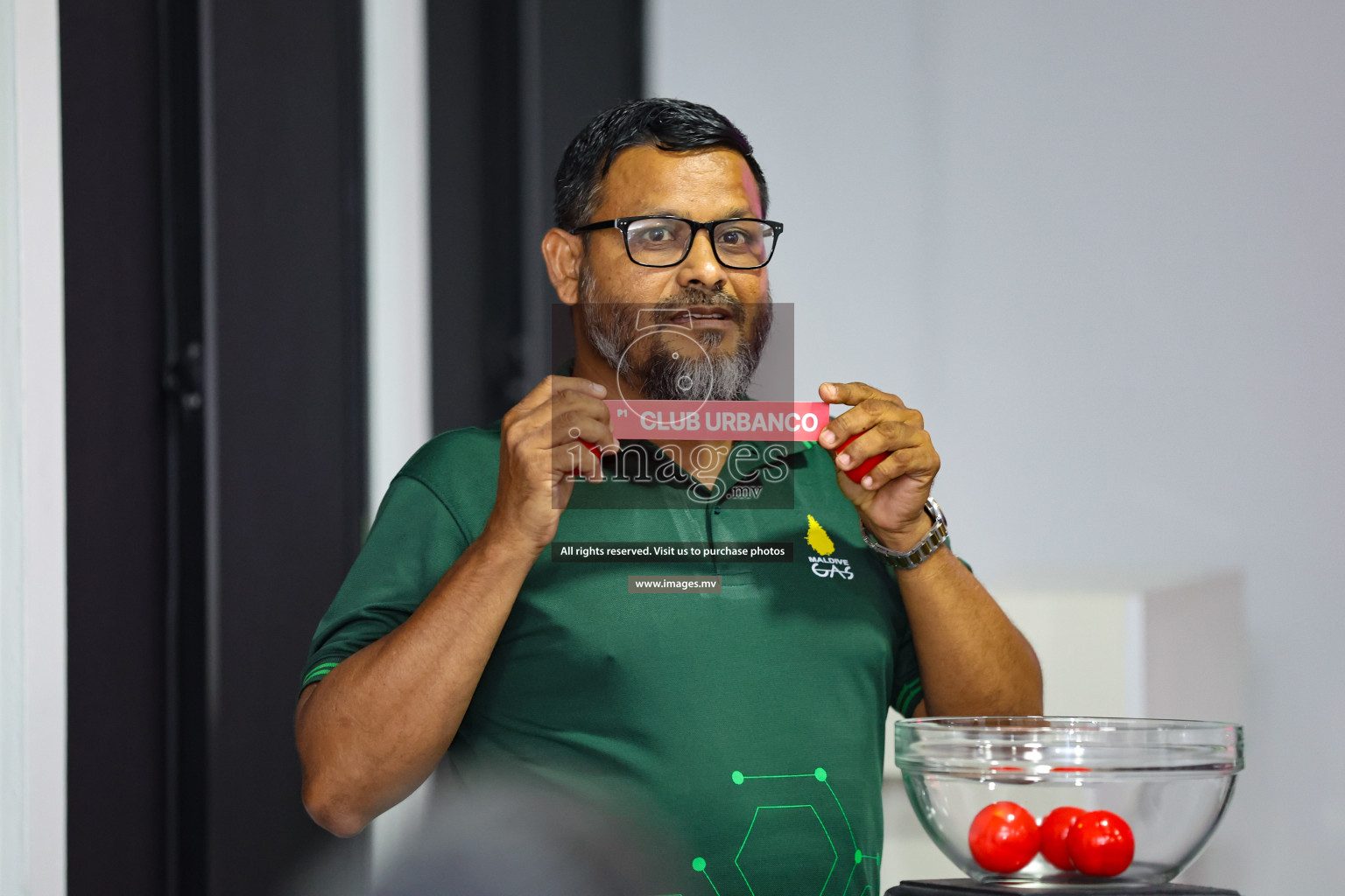 Round of 16 Draw of Club Maldives 2023 held in Boalhage Male, Maldives, on Monday, 31st July 2023 Photos: Nausham Waheed / images.mv