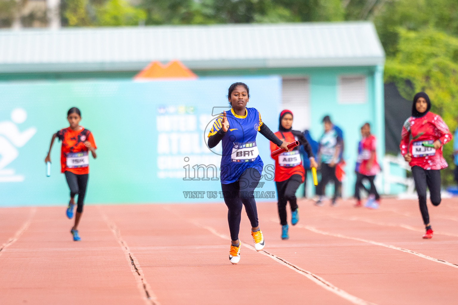 Day 5 of MWSC Interschool Athletics Championships 2024 held in Hulhumale Running Track, Hulhumale, Maldives on Wednesday, 13th November 2024. Photos by: Raif Yoosuf / Images.mv