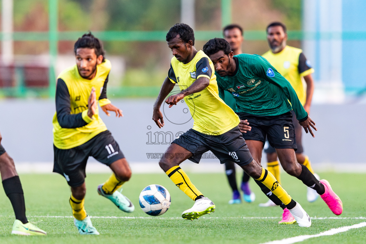 Baburu SC vs Kanmathi Juniors from Semi Final of Manadhoo Council Cup 2024 in N Manadhoo Maldives on Sunday, 25th February 2023. Photos: Nausham Waheed / images.mv