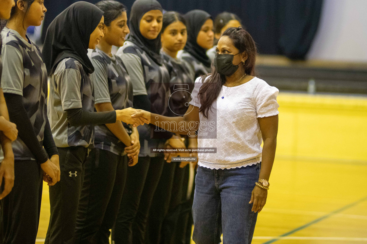 Milo National Netball Tournament 1st December 2021 at Social Center Indoor Court, Male, Maldives. Photos: Maanish/ Images Mv