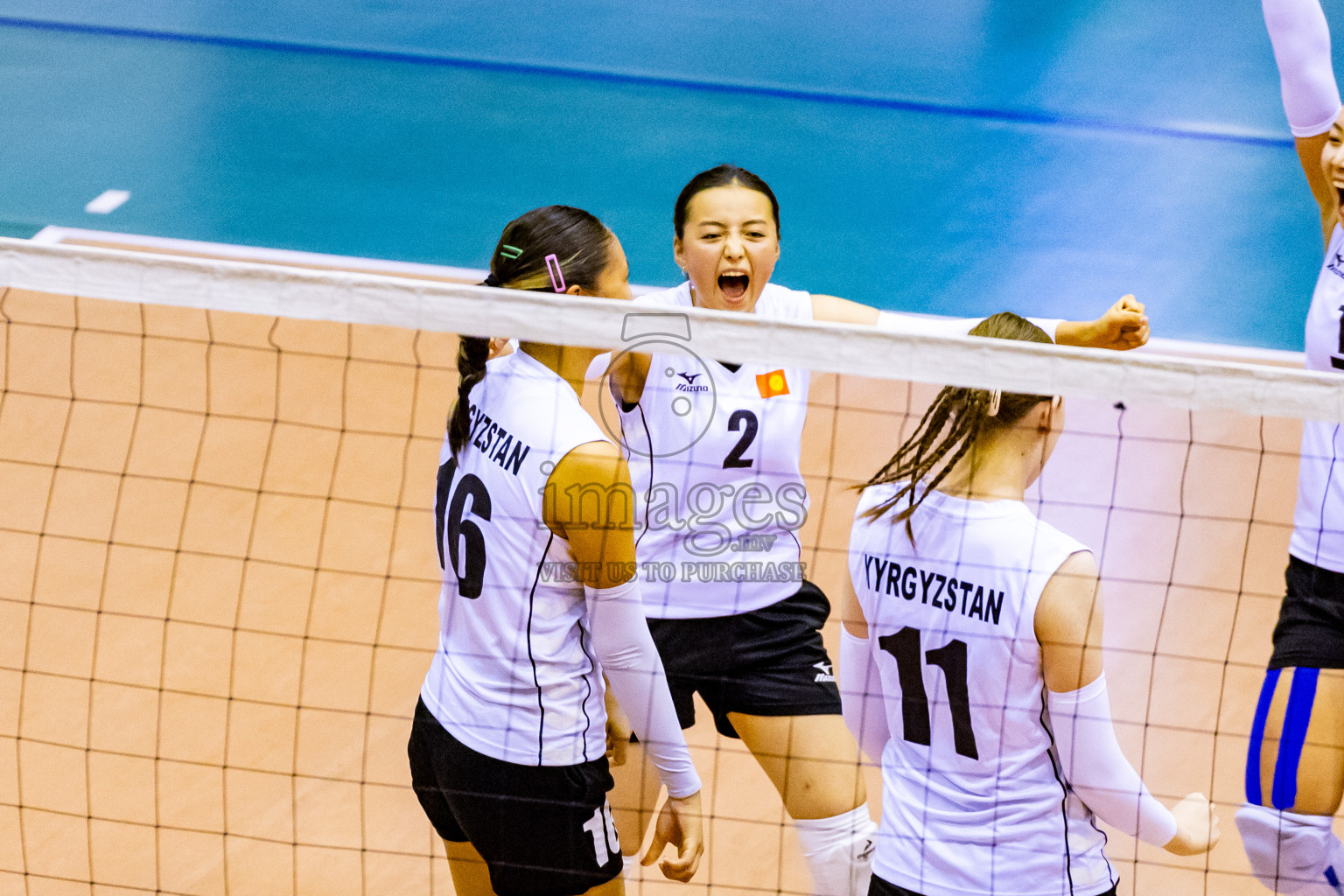 Kyrgyzstan vs Sri Lanka in Final of CAVA U20 Woman's Volleyball Championship 2024 was held in Social Center, Male', Maldives on 23rd July 2024. Photos: Nausham Waheed / images.mv