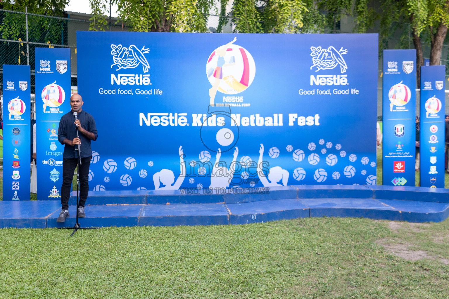 Day 3 of Nestle' Kids Netball Fiesta 2023 held in Henveyru Stadium, Male', Maldives on Saturday, 2nd December 2023. Photos by Nausham Waheed / Images.mv