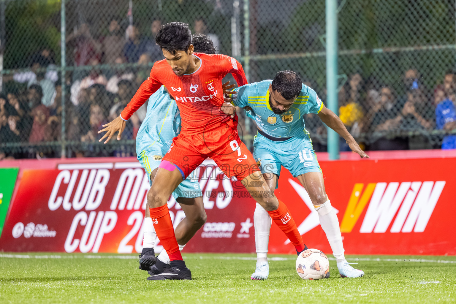 STO RC vs Club WAMCO in Day 14 of Club Maldives Cup 2025 was held in Rehendhi Futsal Ground, Hulhumale', Maldives on Tuesday, 14th October 2025. Photos: Mohamed Mahfooz Moosa / images.mv