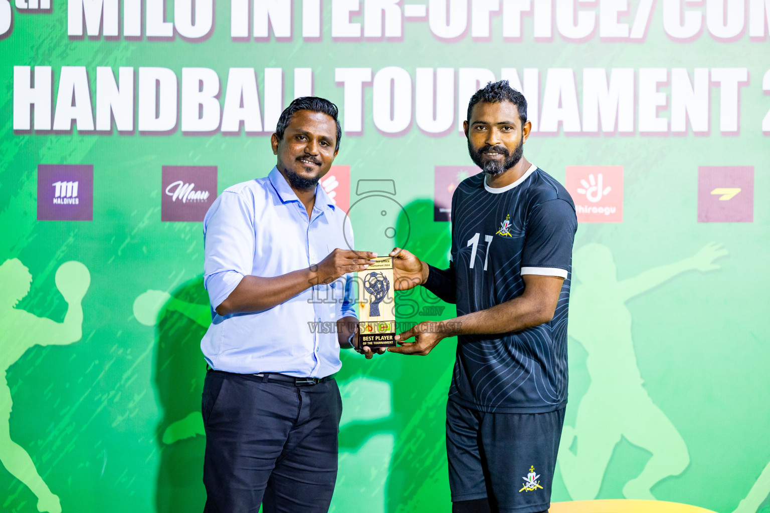 2nd Division Final of 8th Inter-Office/Company Handball Tournament 2024, held in Handball ground, Male', Maldives on Tuesday, 17th September 2024 Photos: Nausham Waheed/ Images.mv