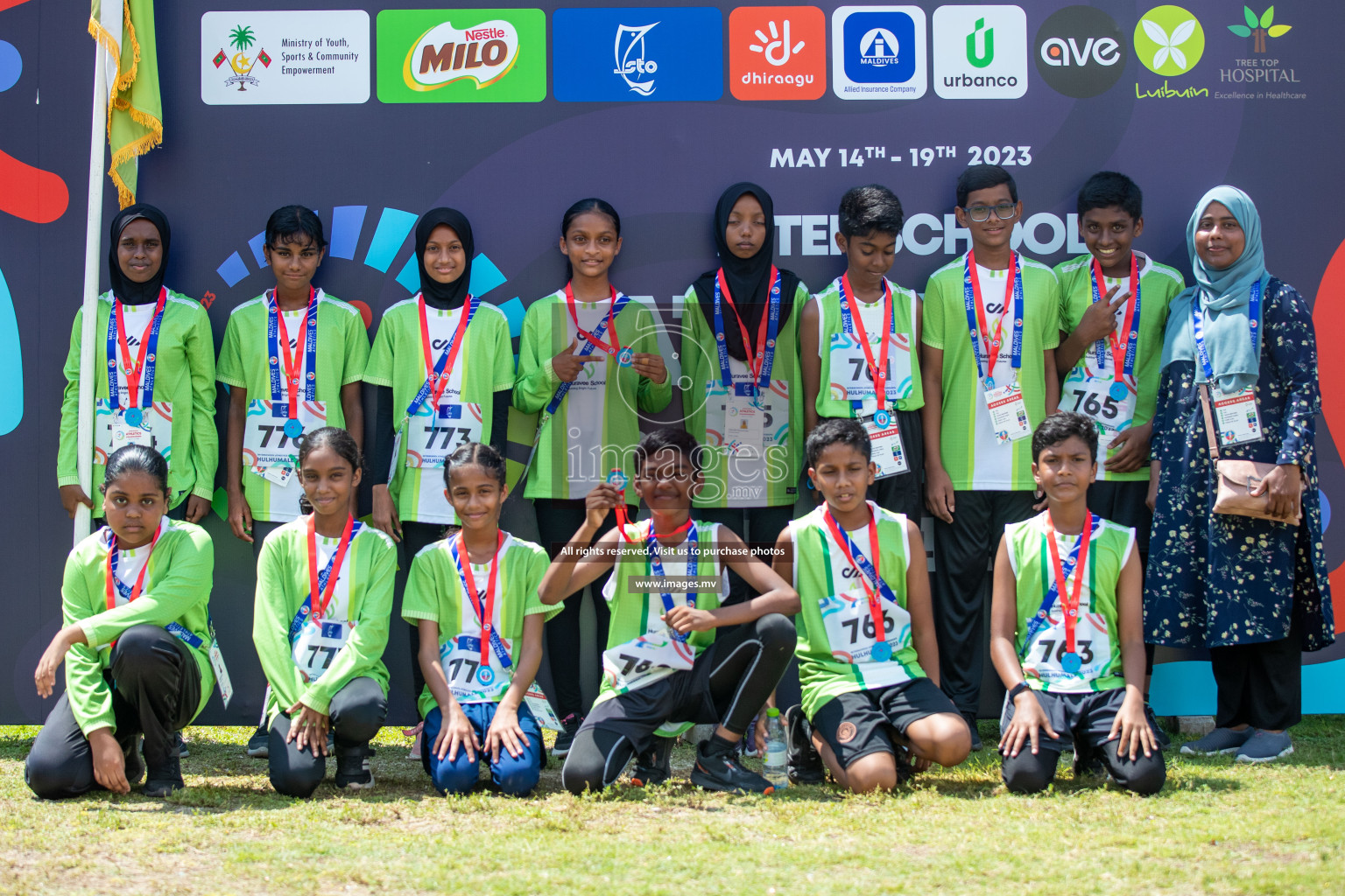 Day four of Inter School Athletics Championship 2023 was held at Hulhumale' Running Track at Hulhumale', Maldives on Wednesday, 18th May 2023. Photos:  Nausham Waheed / images.mv