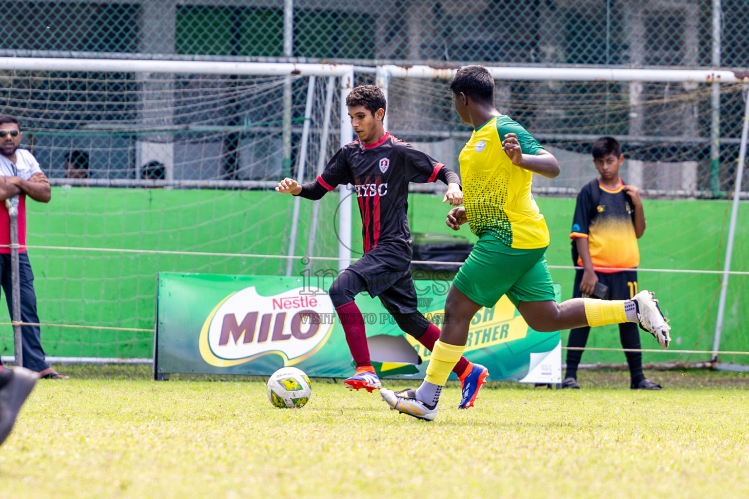 Day 3 of MILO Academy Championship 2024 (U-14) was held in Henveyru Stadium, Male', Maldives on Saturday, 2nd November 2024.
Photos: Hassan Simah / Images.mv