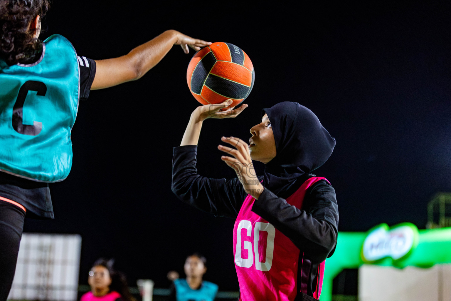 Final of MILO 3x3 Netball Challenge 2024 was held in Ekuveni Netball Court at Male', Maldives on Thursday, 20th March 2024. Photos: Nausham Waheed / images.mv