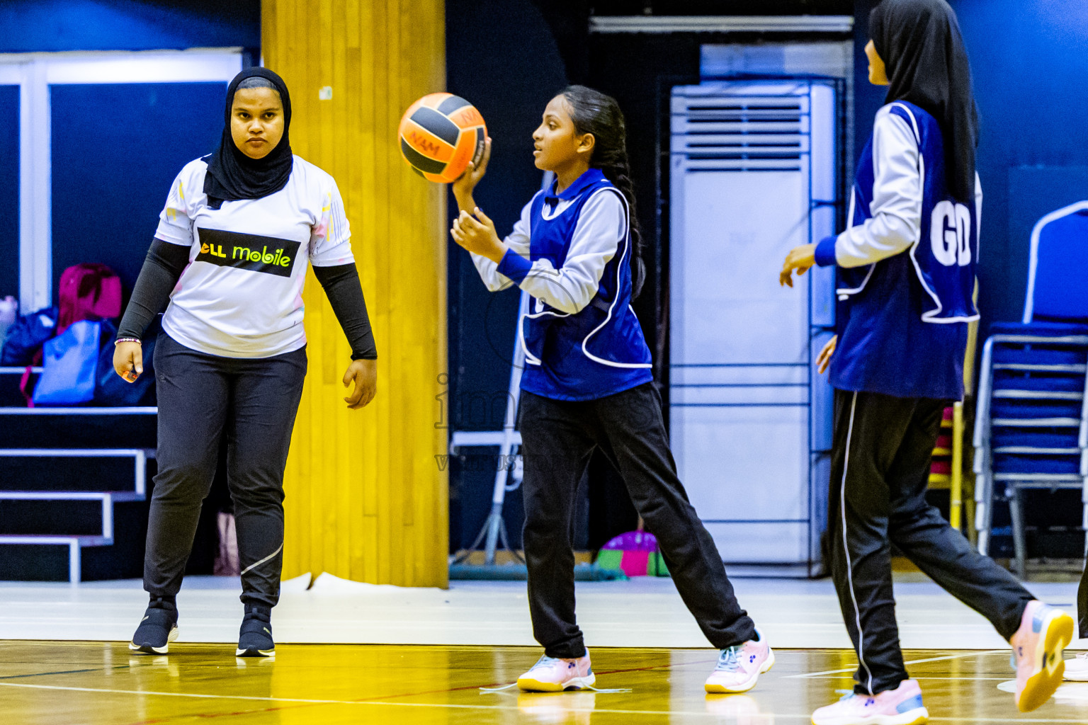 Day 3 of 25th Inter-School Netball Tournament was held in Social Center at Male', Maldives on Sunday, 11th August 2024. Photos: Nausham Waheed / images.mv