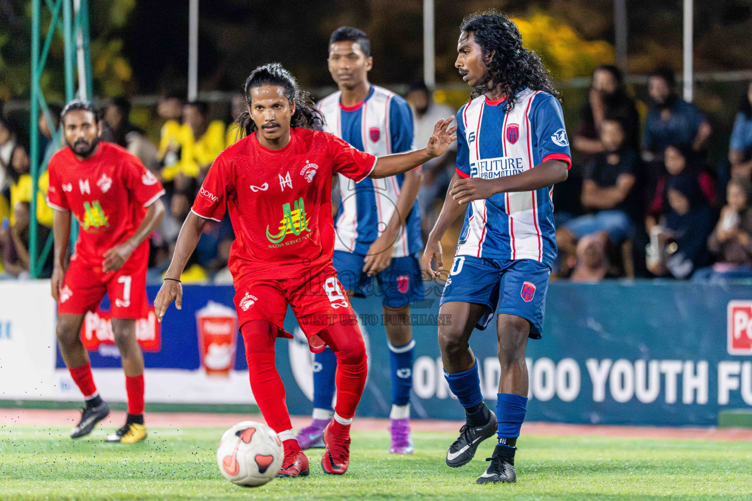 Kanmathi FC VS Maahinne United in Day 4 - Fonadhoo Youth Futsal Challenge 2025 held in Fonadhoo Futsal Stadium, L. Fonadhoo, Maldives on Wednesday, 29th October 2025 Photos: Arif Rasheed / images.mv