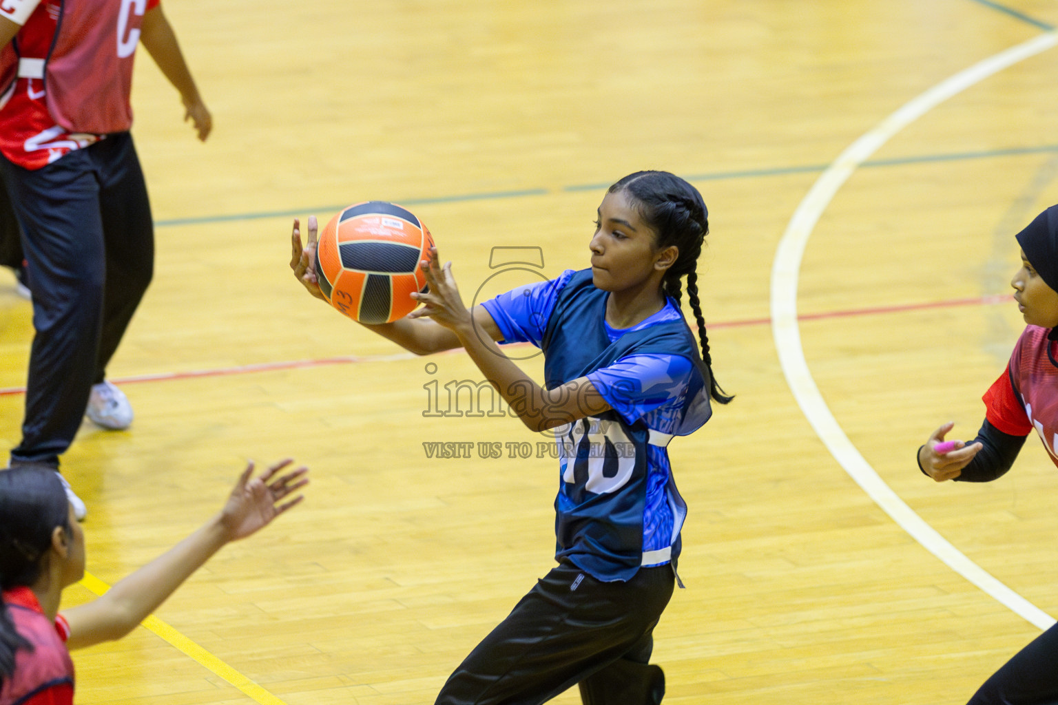 Day 2 of 25th Inter-School Netball Tournament was held in Social Center at Male', Maldives on Saturday, 10th August 2024. Photos: Nausham Waheed/ Mohamed Mahfooz Moosa / images.mv