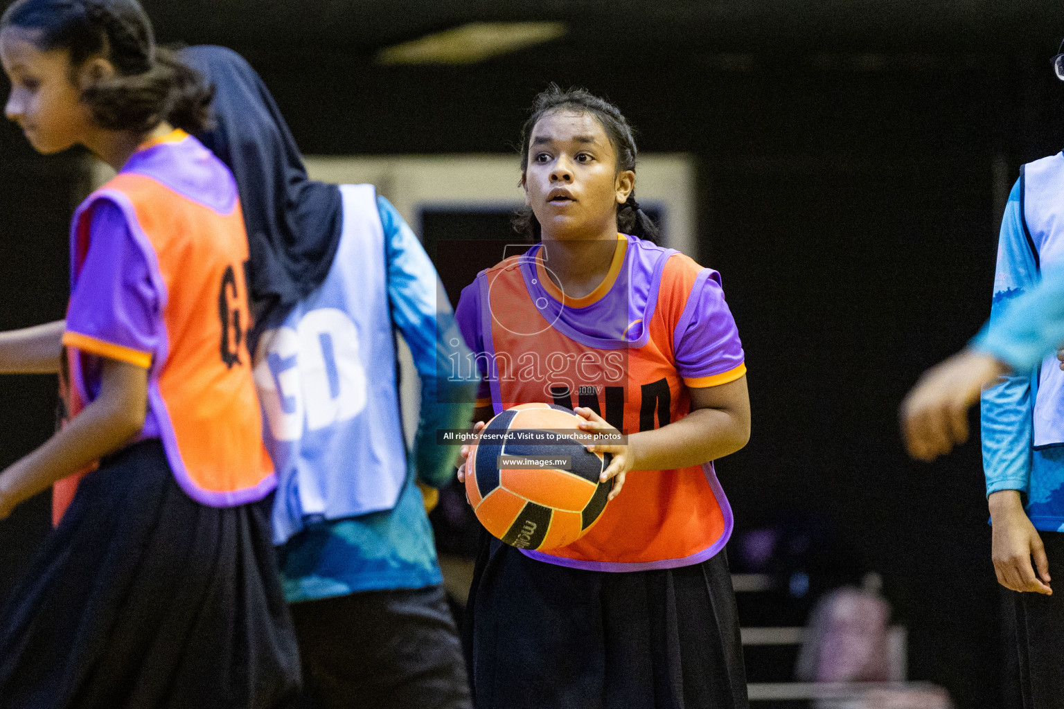 Day3 of 24th Interschool Netball Tournament 2023 was held in Social Center, Male', Maldives on 29th October 2023. Photos: Nausham Waheed, Mohamed Mahfooz Moosa / images.mv