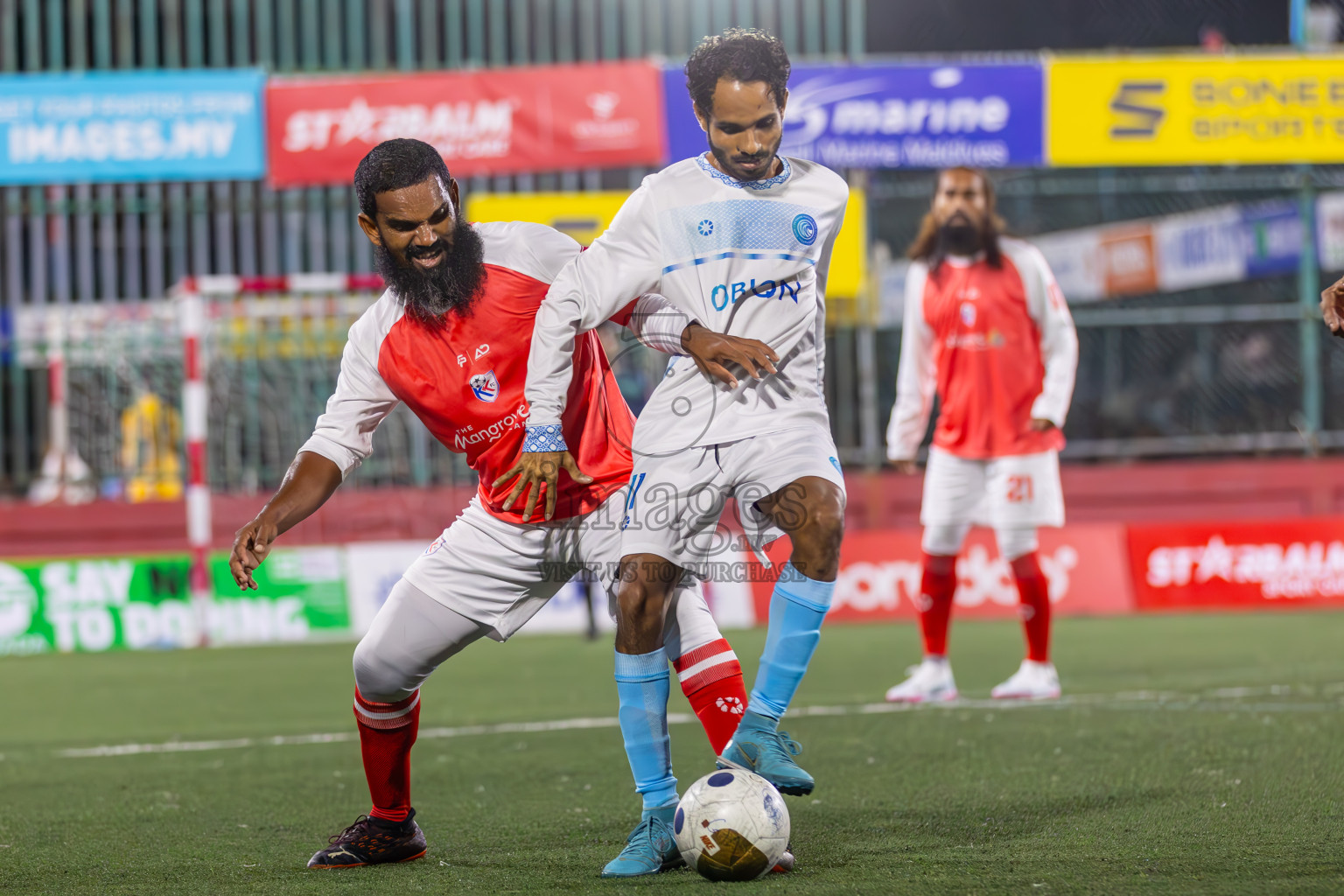 Sh Feydhoo vs N Kendhikulhudhoo on Day 37 of Golden Futsal Challenge 2024 was held on Thursday, 22nd February 2024, in Hulhumale', Maldives
Photos: Ismail Thoriq / images.mv