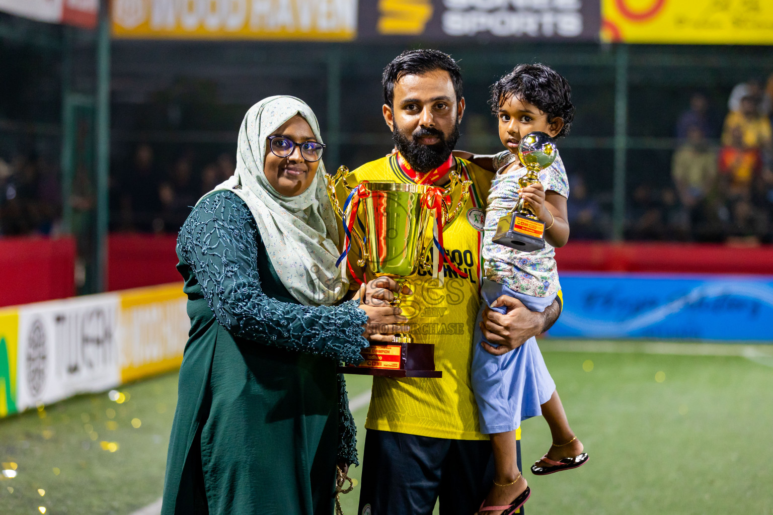 L Gan vs L Isdhoo in Laamu Atoll Finals Day 26 of Golden Futsal Challenge 2025 was held on Thursday , 30th January 2025, in Hulhumale', Maldives. Photos: Nausham Waheed / images.mv