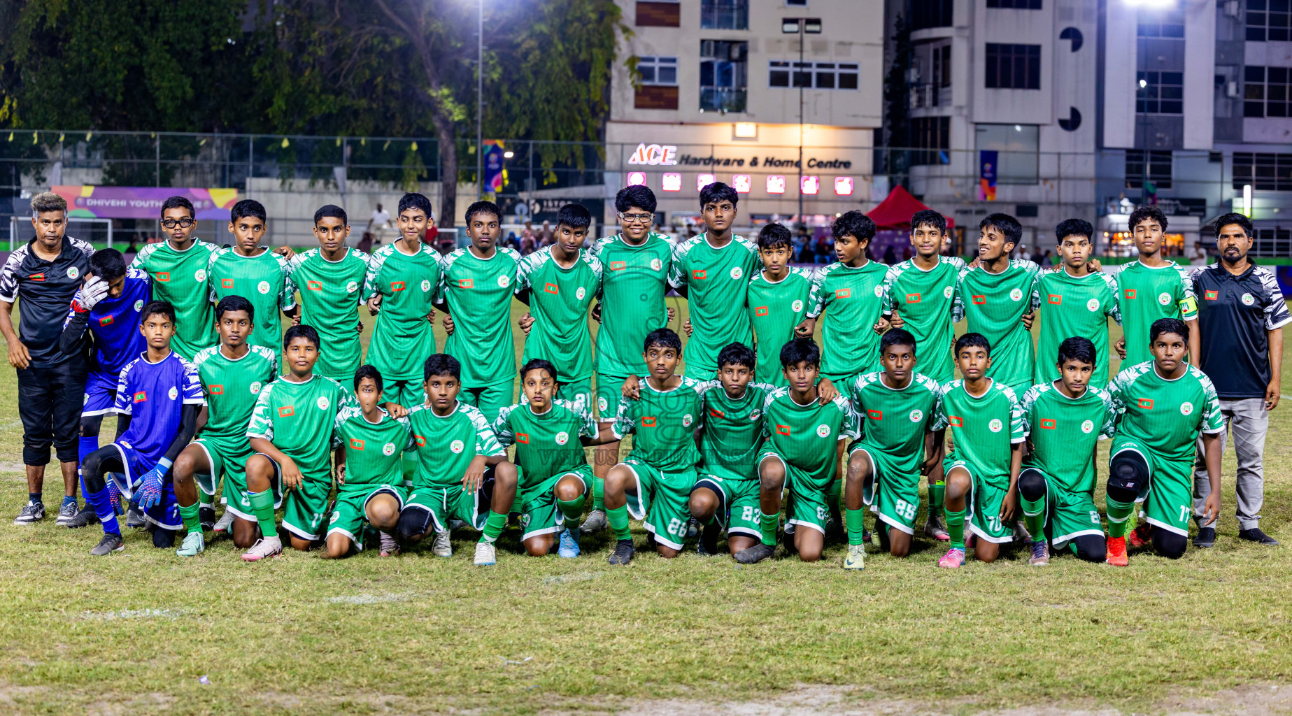 Victory Sports Club vs Hurriyya Sports Club (U14) in Day 9 of Dhivehi Youth League 2024 held at Henveiru Stadium on Saturday, 14th December 2024. Photos: Nausham Waheed / Images.mv