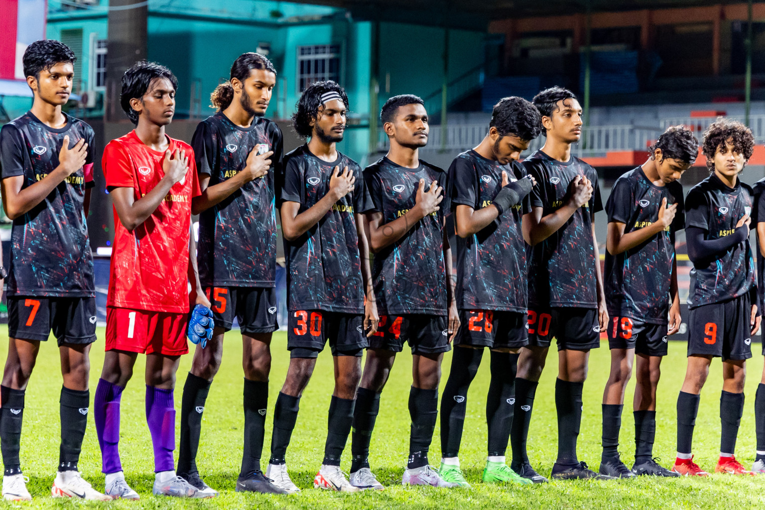 Club Green Street vs Club Eagles in Day 6 of Under 19 Youth Championship 2024 was held at National Stadium in Male', Maldives on Monday, 24th June 2024. Photos: Nausham Waheed / images.mv