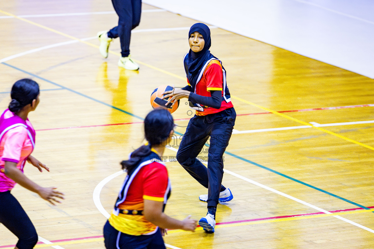 Sports Club Skylark vs Youth United Sports Club in Final of 21st National Netball Tournament was held in Social Canter at Male', Maldives on Monday, 13th May 2024. Photos: Nausham Waheed / images.mv