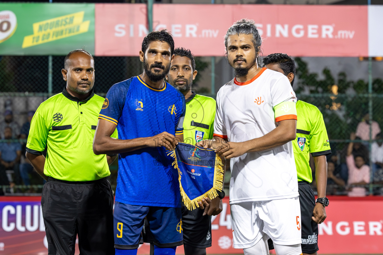 Customs RC vs Dhiraagu in Club Maldives Cup 2024 held in Rehendi Futsal Ground, Hulhumale', Maldives on Saturday, 28th September 2024. Photos: Ismail Thoriq / images.mv