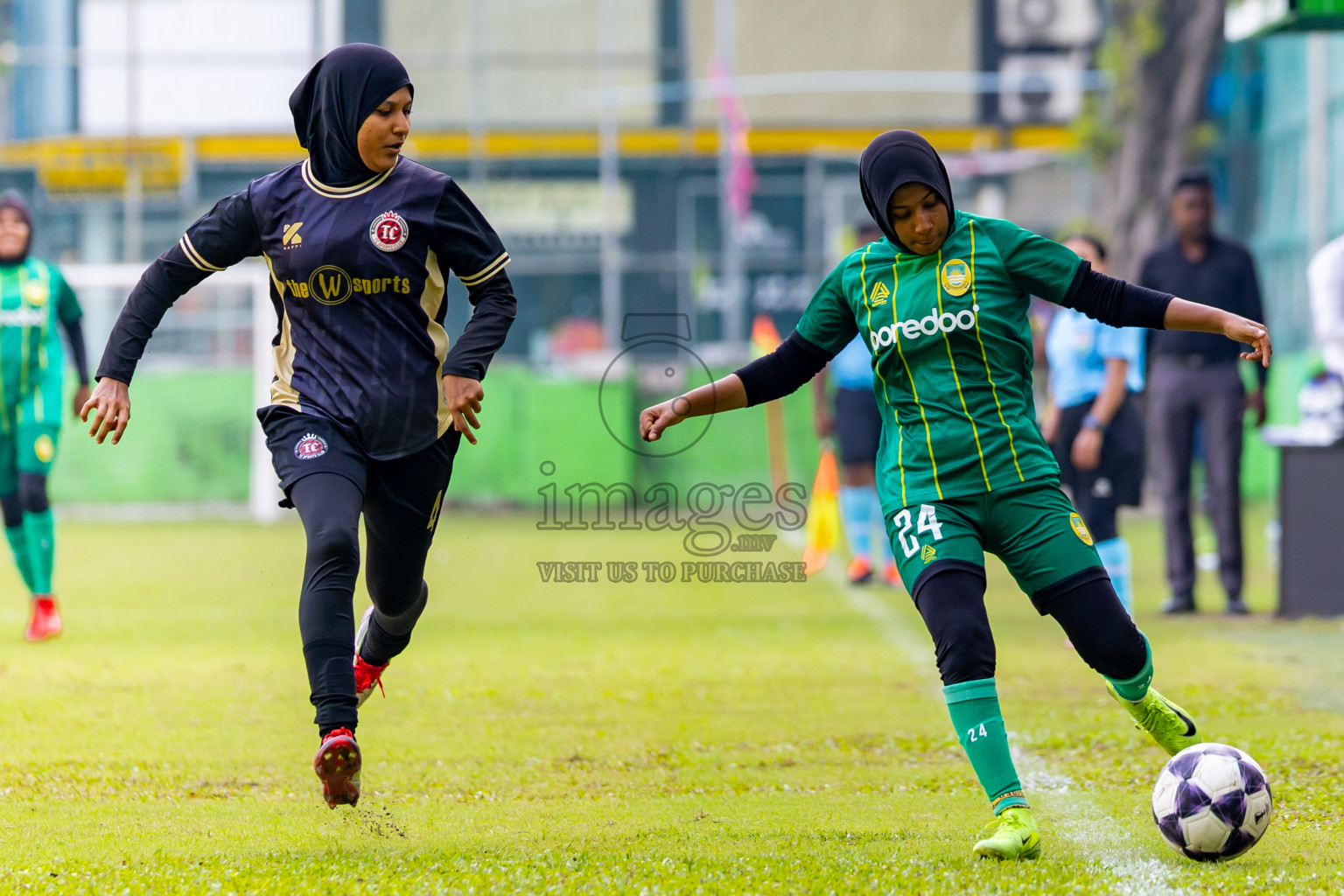 TC Sports Club vs Maziya Sports and Recreation  in FAM Women’s League 2025 held in Henveiru Football ground, Male', Maldives on Thursday, 11th December 2025. Photos: Nausham Waheed / Images.mv