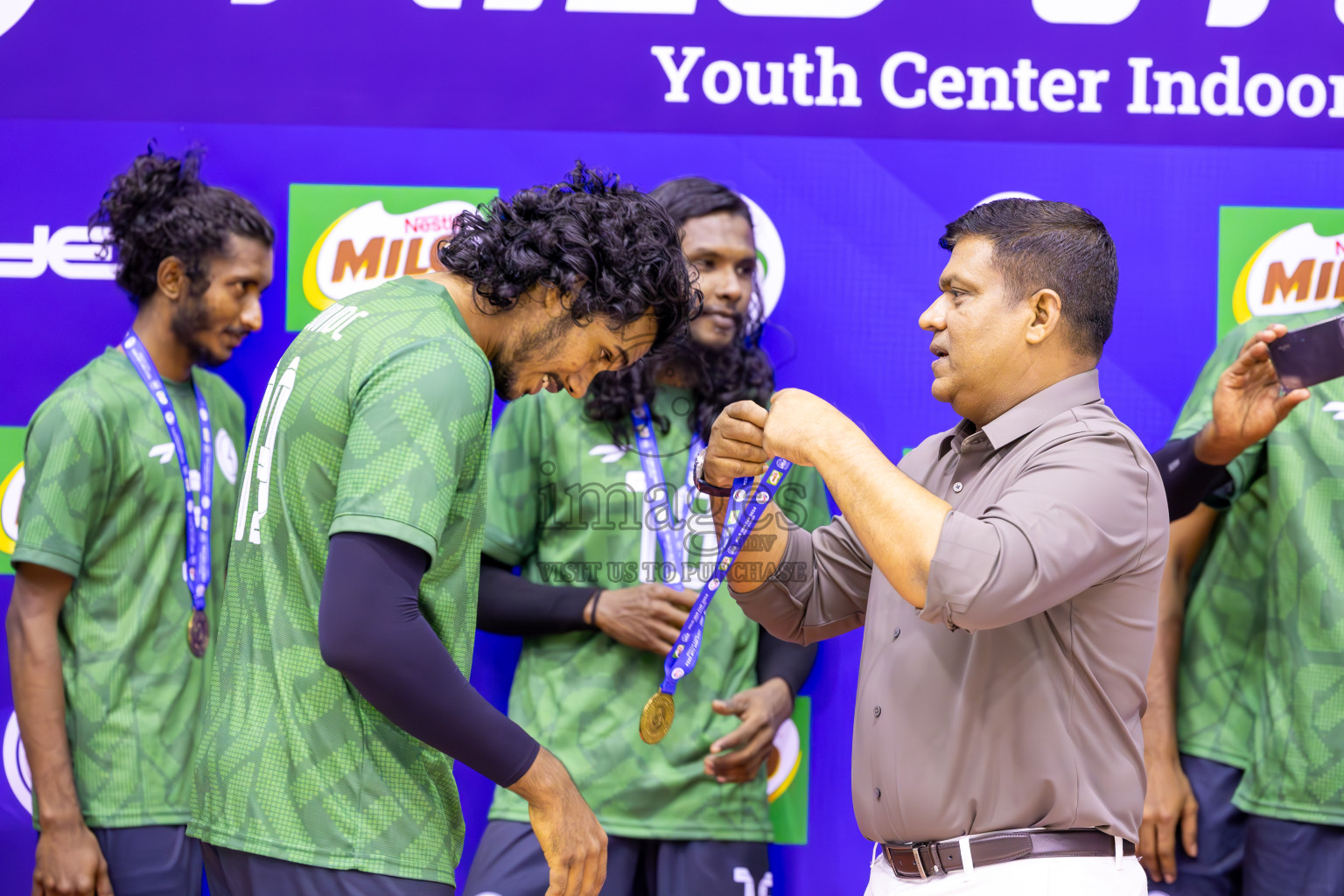 Final of MILO VAM Cup 2024 (Men's Division) was held in Social Center Indoor Hall on Monday, 4th November 2024. 
Photos: Ismail Thoriq / images.mv