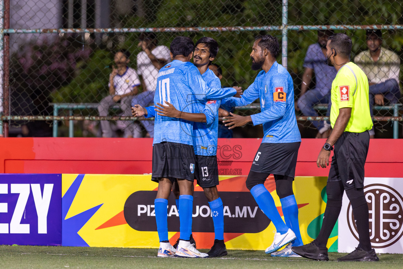 HDh Hanimaadhoo vs HDh Makunudhoo in Day 5 of Golden Futsal Challenge 2025 on Thursday, 9th January 2025, in Hulhumale', Maldives 
Photos: Hassan Simah / images.mv