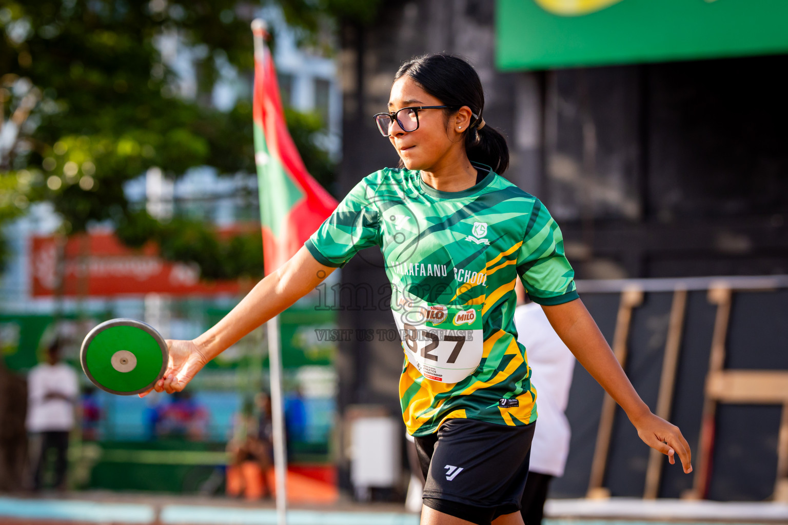 Day 3 of Inter-school Athletics Championship 2025 held in Ekuveni Synthetic Track, Male', Maldives on Wednesday, 08th October 2025. Photos by: Nausham Waheed / Images.mv