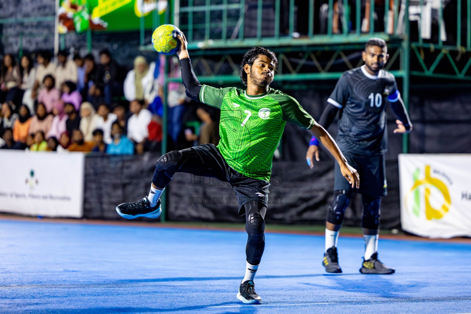 2nd Division Final of 8th Inter-Office/Company Handball Tournament 2024, held in Handball ground, Male', Maldives on Tuesday, 17th September 2024 Photos: Nausham Waheed/ Images.mv