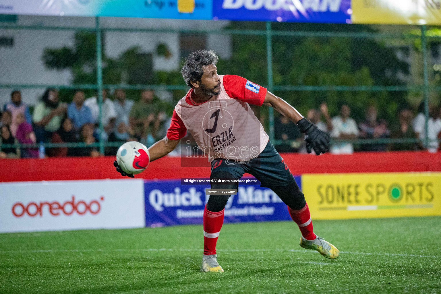 GA. Kondey vs GA. Kanduhulhudhoo in Day 2 of Golden Futsal Challenge 2023 on 06 February 2023 in Hulhumale, Male, Maldives