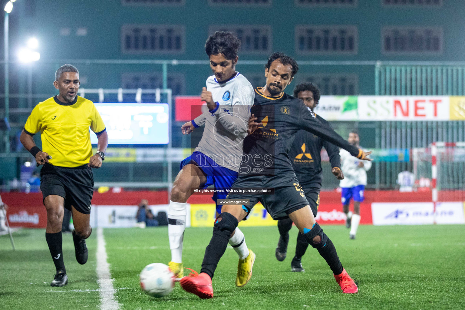 HA. Thuraakunu vs HA. Baarah in Golden Futsal Challenge 2023 on 05 February 2023 in Hulhumale, Male, Maldives