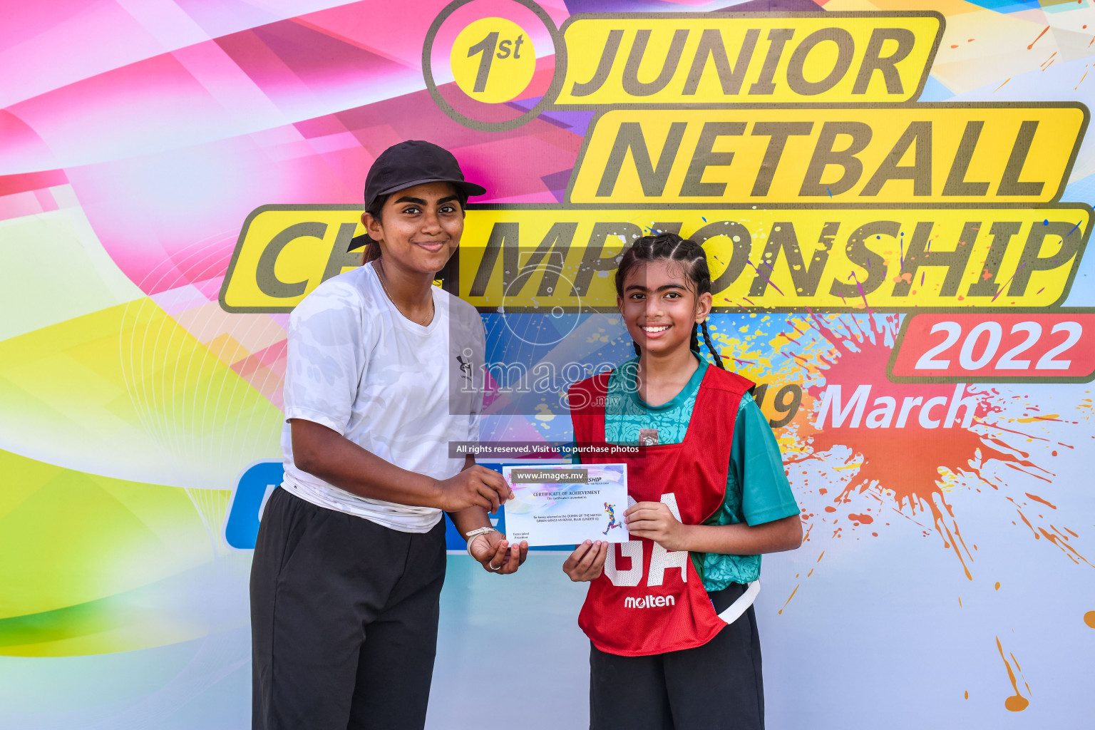 Day 8 of Junior Netball Championship 2022 on 11th March 2022 held in Male', Maldives. Photos by Nausham Waheed