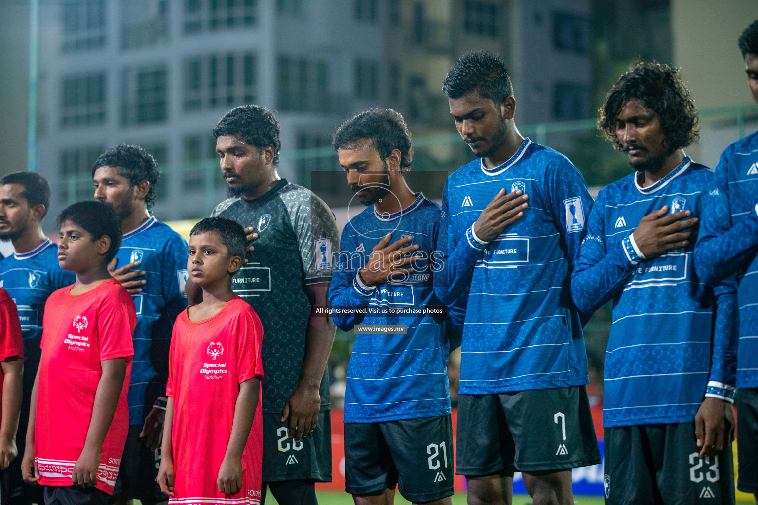 Opening of Sonee Sports Golden Futsal Challenge 2023 held on 4th Feb 2023 in Hulhumale, Male', Maldives. Photos by Nausham Waheed