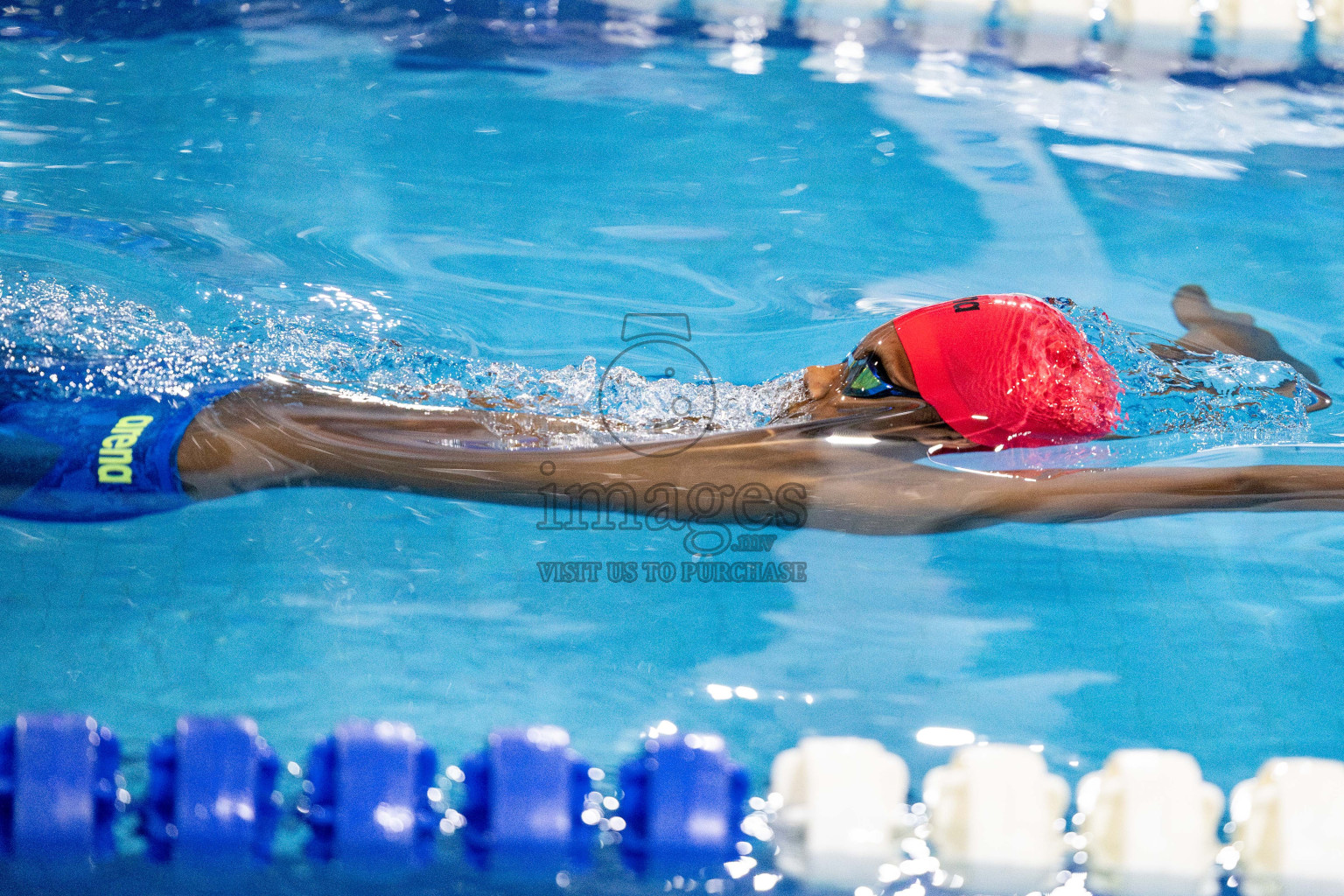 Day 5 of National Swimming Competition 2024 held in Hulhumale', Maldives on Tuesday, 17th December 2024. Photos: Hassan Simah / images.mv