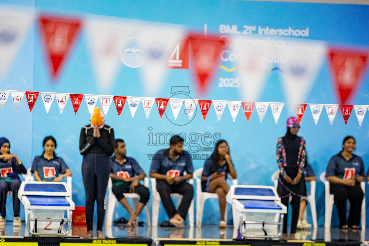 Day 5 of BML 21st Interschool Swimming Competition 2025 was held in Hulhumale' Swimming Pool, Hulhumale', Maldives on Wednesday, 15th October 2025. 
Photos: Hassan Simah / images.mv