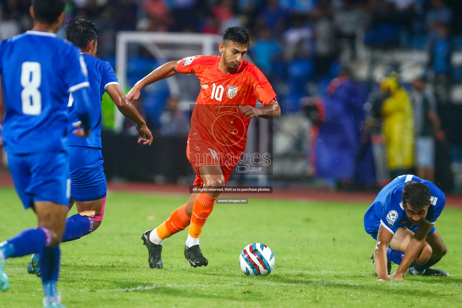 Nepal vs India in SAFF Championship 2023 held in Sree Kanteerava Stadium, Bengaluru, India, on Saturday, 24th June 2023. Photos: Nausham Waheed / images.mv