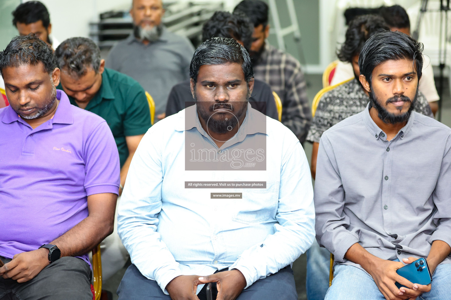 Round of 16 Draw of Club Maldives 2023 held in Boalhage Male, Maldives, on Monday, 31st July 2023 Photos: Nausham Waheed / images.mv