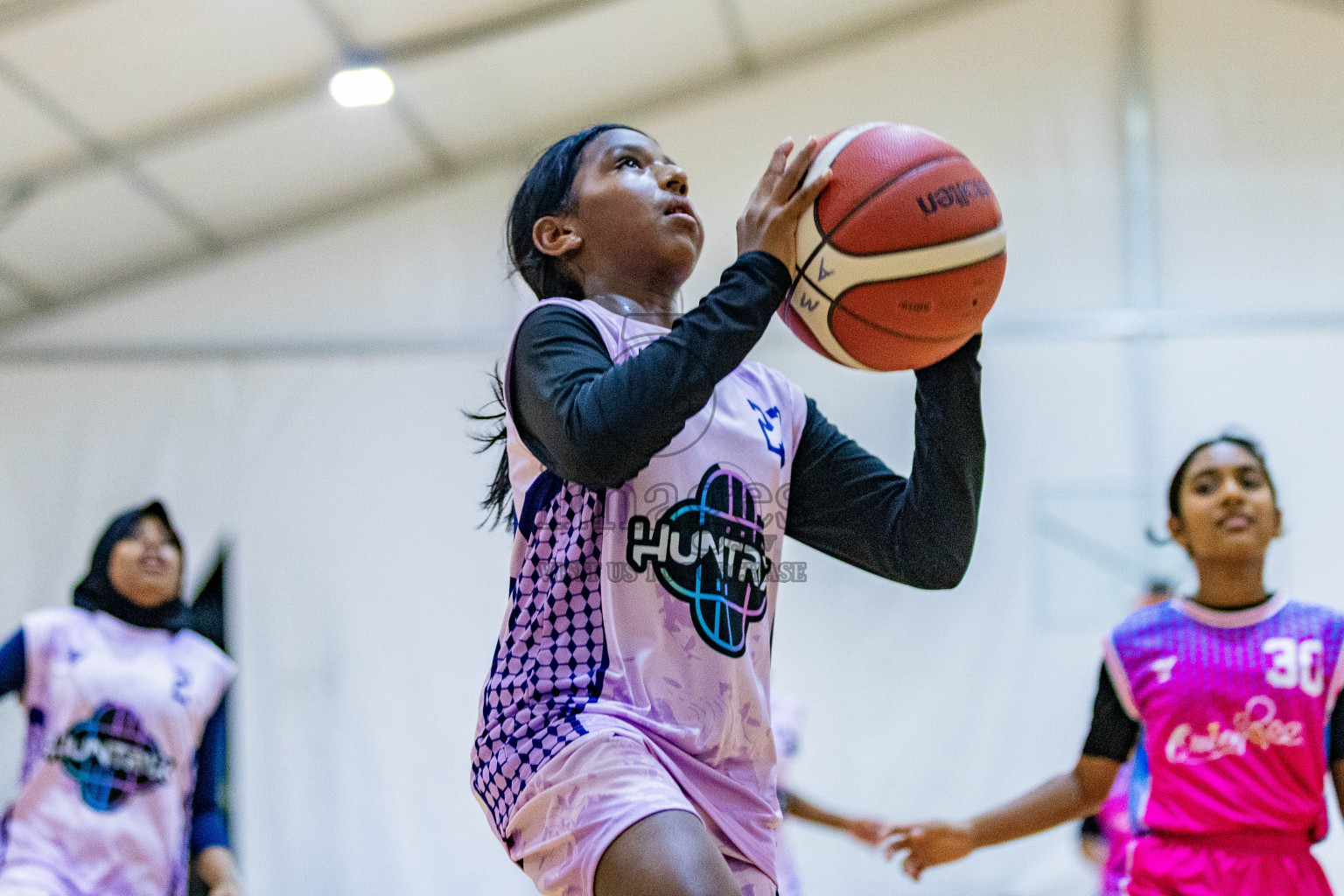 Day 3 of Milo 5 x 5 Junior Challenge 2025 - Basketball tournament held in Basketball Training Center, Male', Maldives on Saturday, 11th October 2025. Photos by: Nausham Waheed, Areef Adam / Images.mv