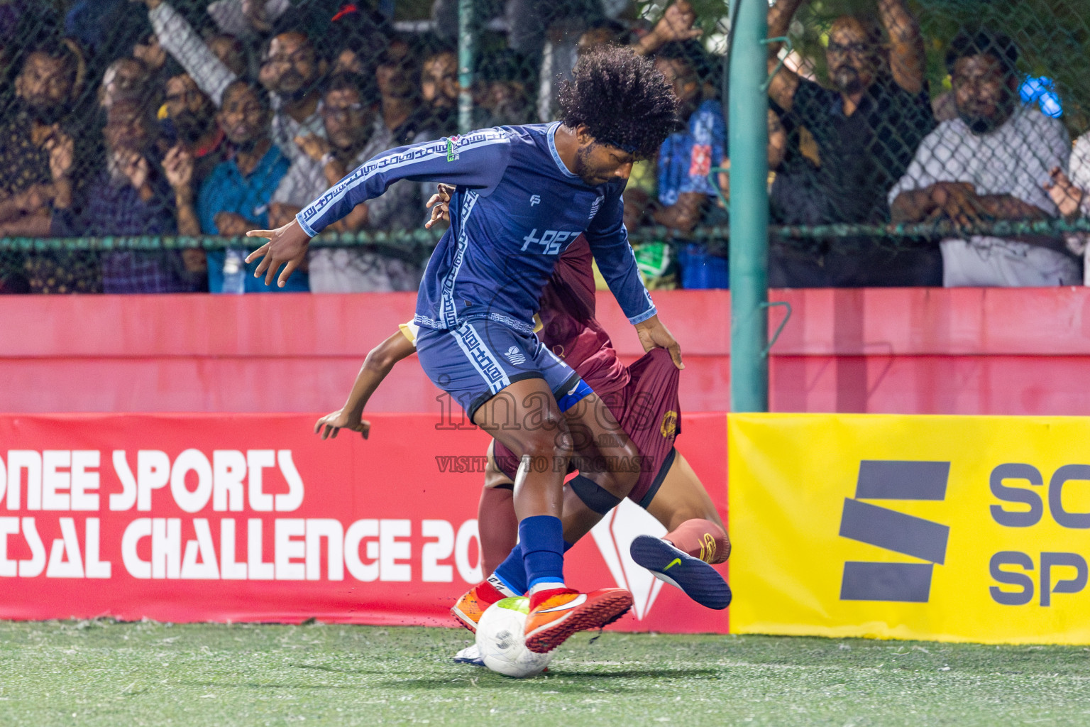 V. Keyodhoo VS AA. Mathiveri on Day 36 of Golden Futsal Challenge 2024 was held on Wednesday, 21st February 2024, in Hulhumale', Maldives 
Photos: Hassan Simah/ images.mv