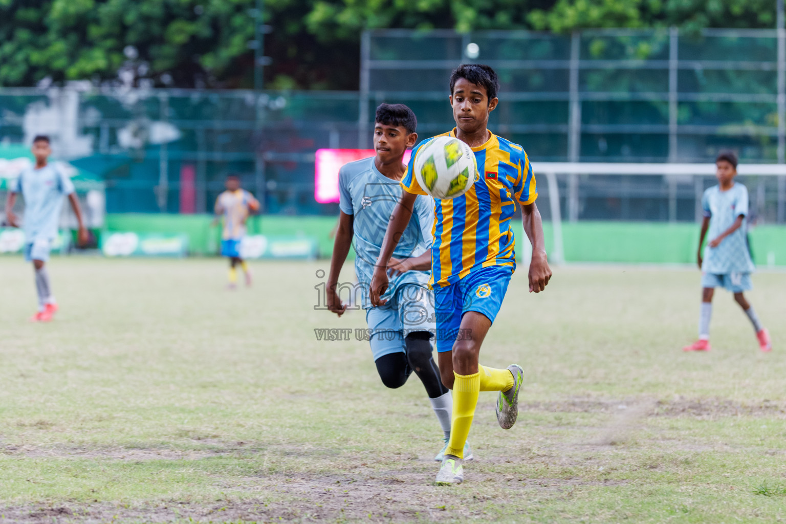 Day 4 of MILO Academy Championship 2025 (U14) was held on Sunday, 2nd November 2025 at Henveiru Football Grounds, Male', Maldives . 
Photos: Hassan Simah / images.mv