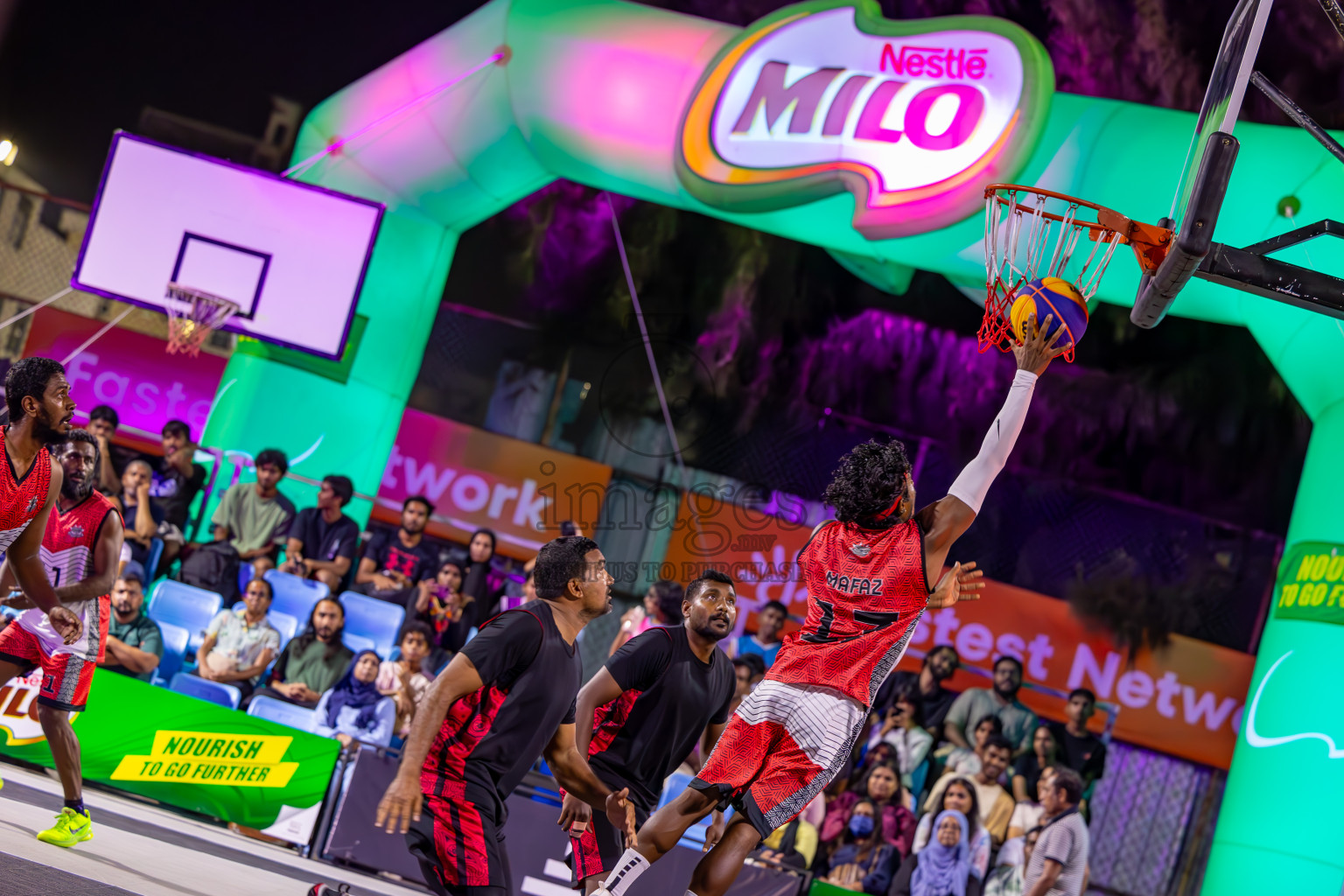 Final Day of MILO Ramadan 3x3 Challenge 2024 was held in Ekuveni Outdoor Basketball Court at Male', Maldives on Tuesday, 19th March 2024.
Photos: Ismail Thoriq / images.mv